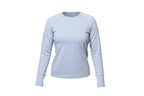 Light blue long-sleeve shirt on a white background