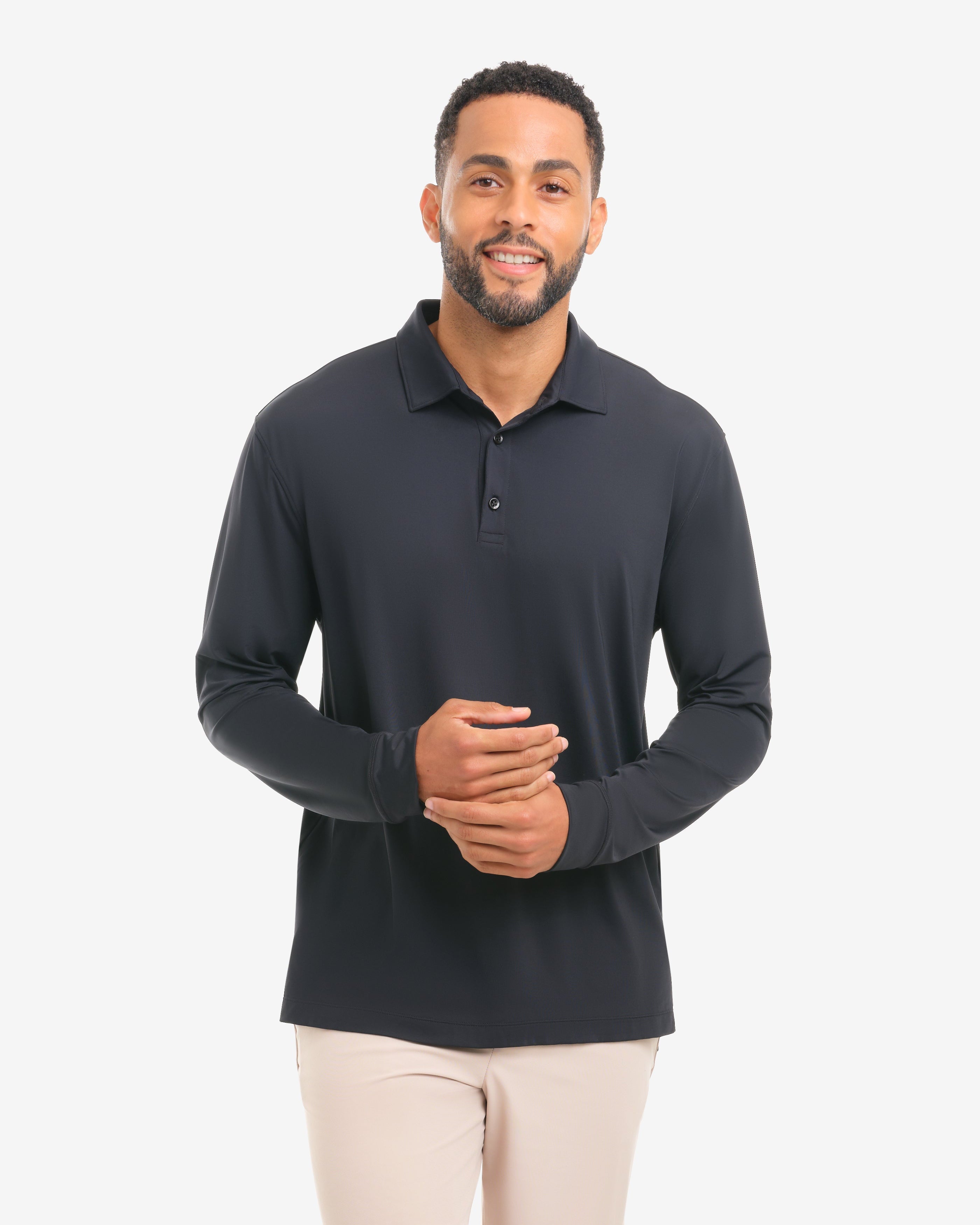 Men's Long Sleeve Sun Shirt Polo