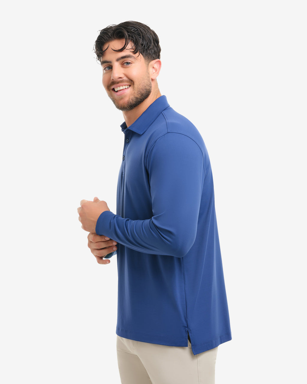Men's Long Sleeve Sun Shirt Polo