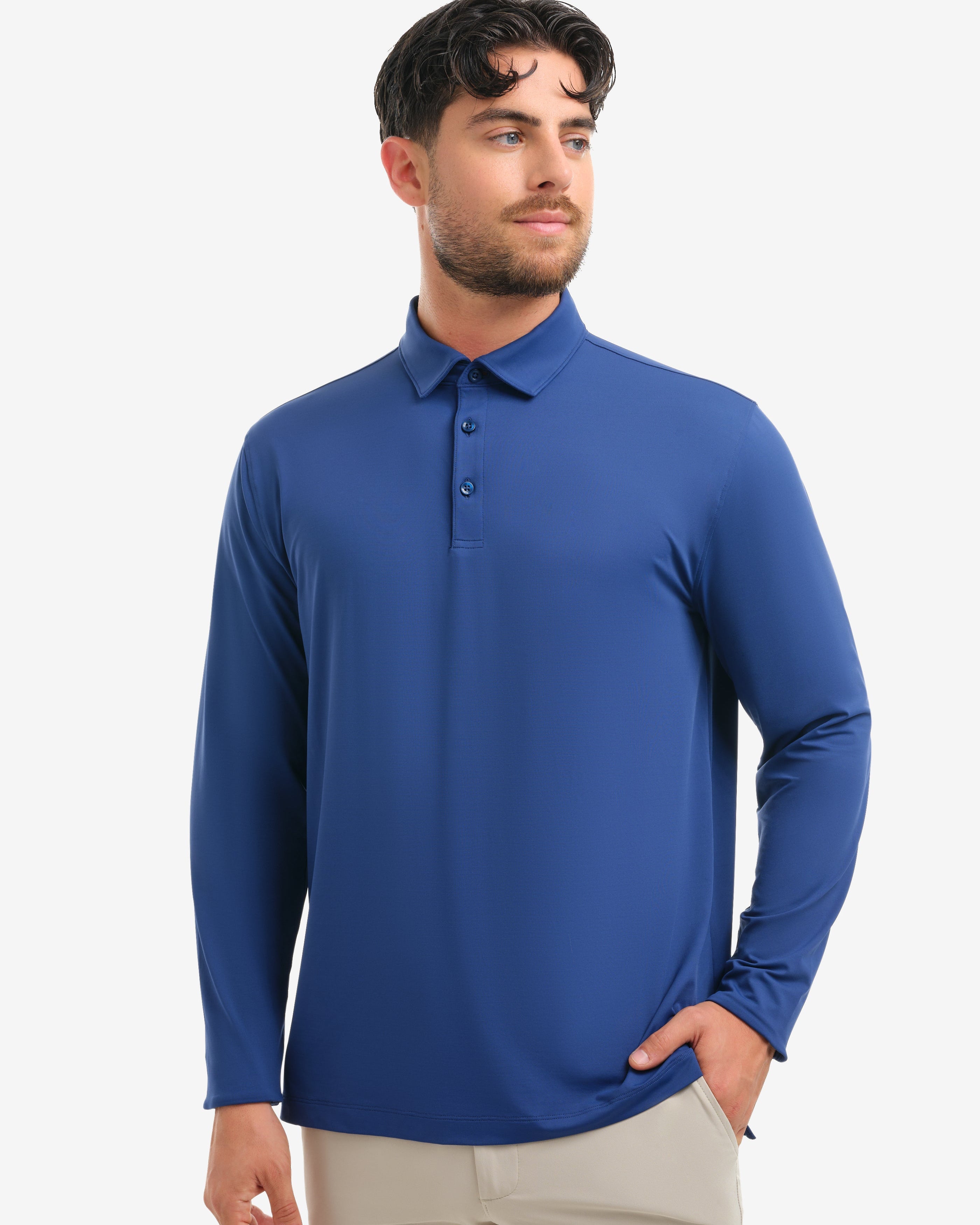 Men's Long Sleeve Sun Shirt Polo