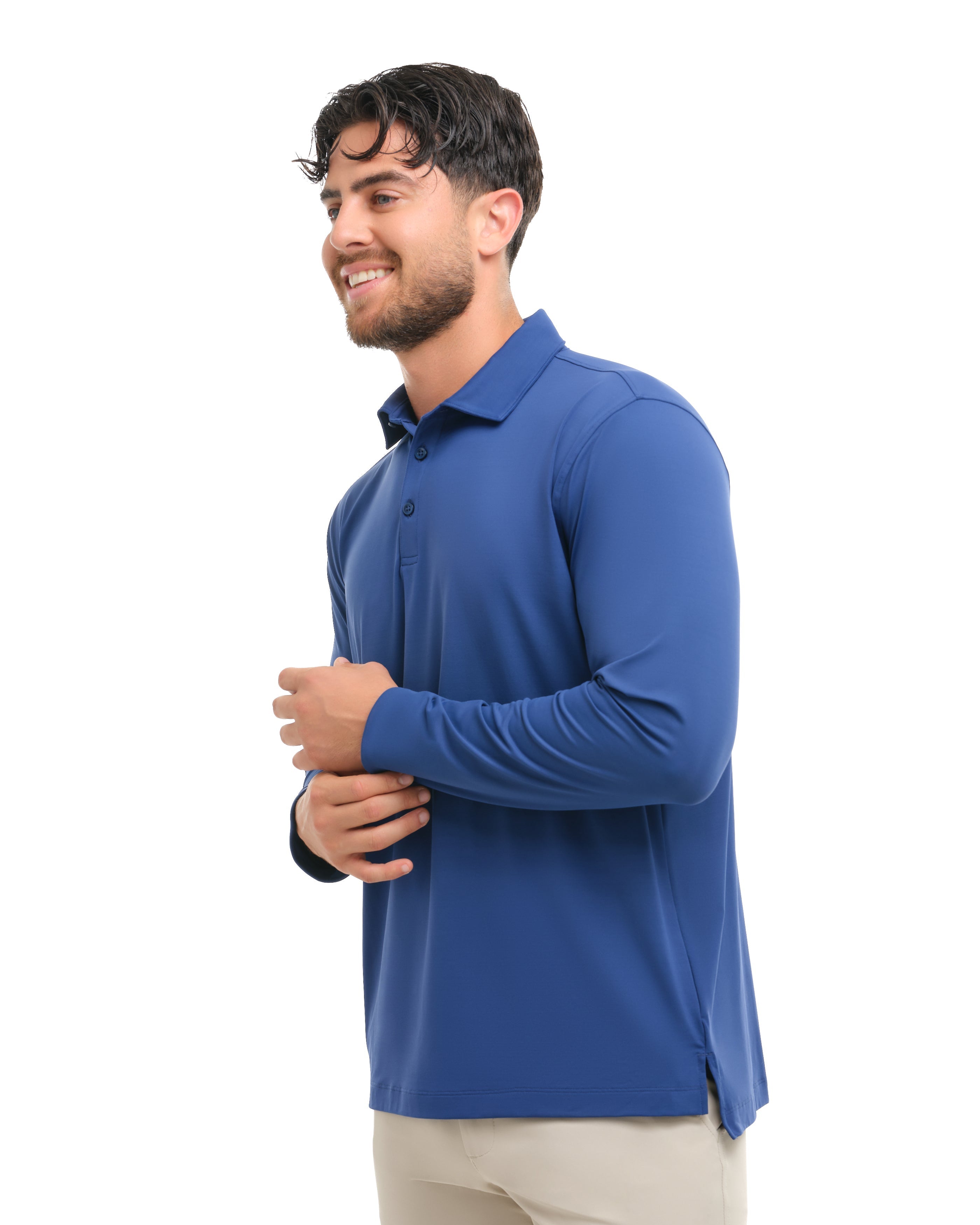 Men's Long Sleeve Sun Shirt Polo