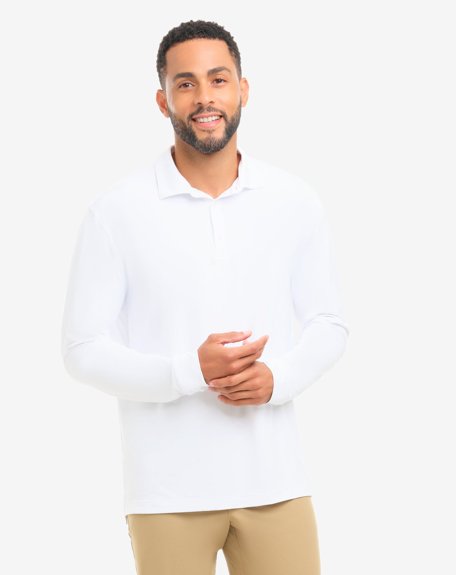 Men's Long Sleeve Sun Shirt Polo