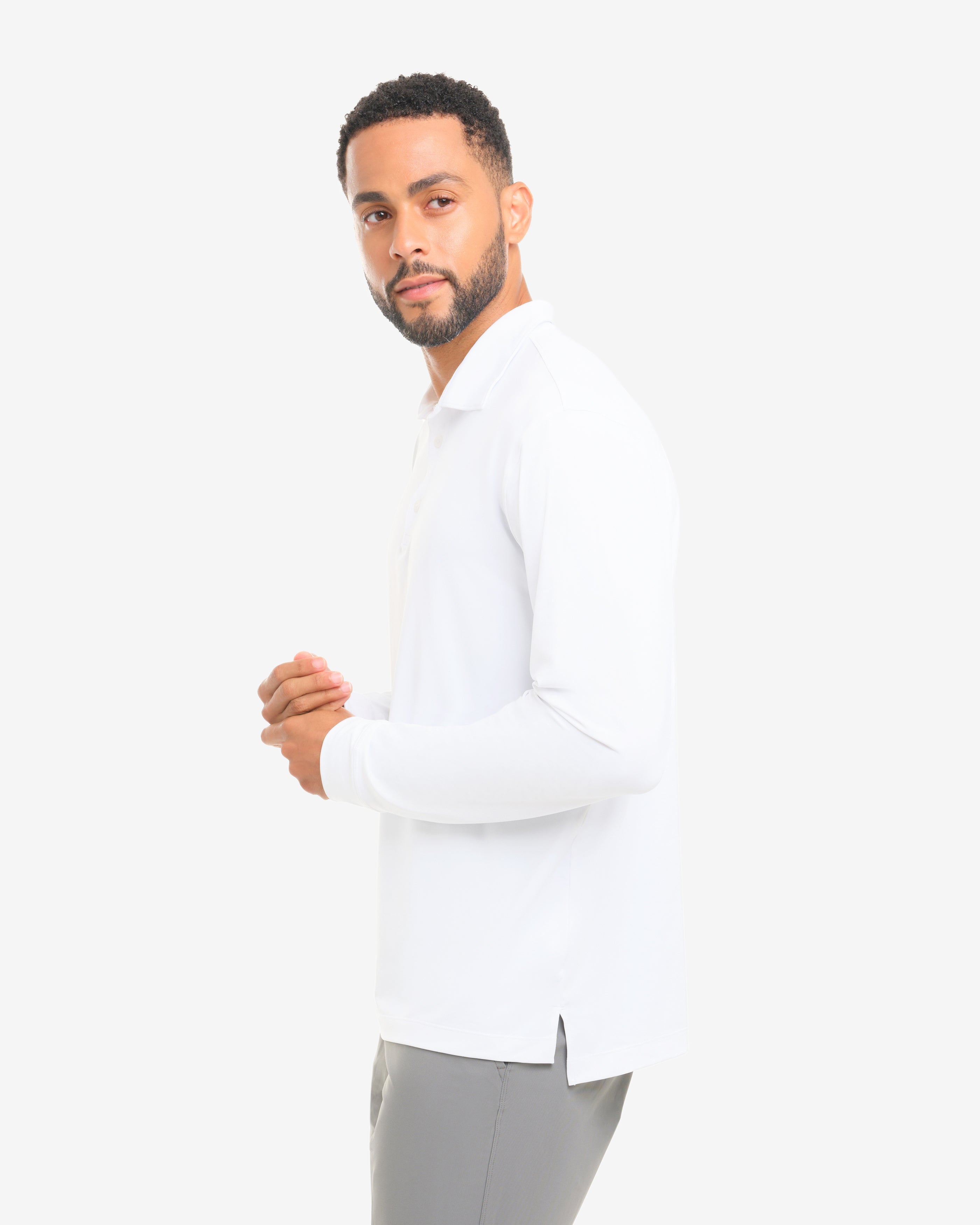 Men's Long Sleeve Sun Shirt Polo
