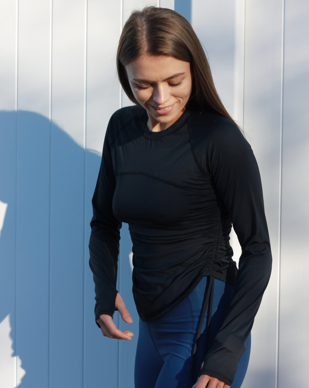 Drawstring Crew Sunshirt