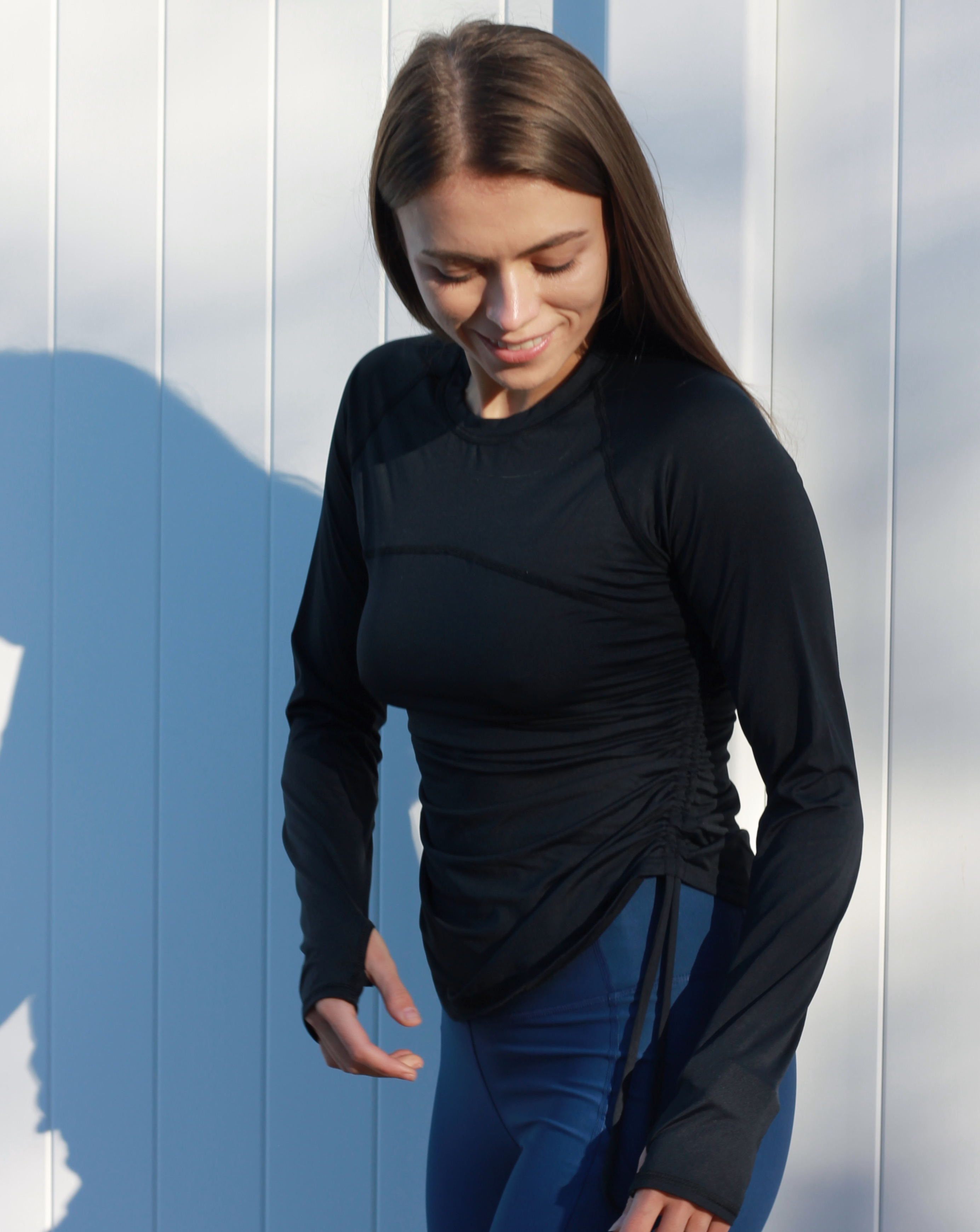Drawstring Crew Sunshirt