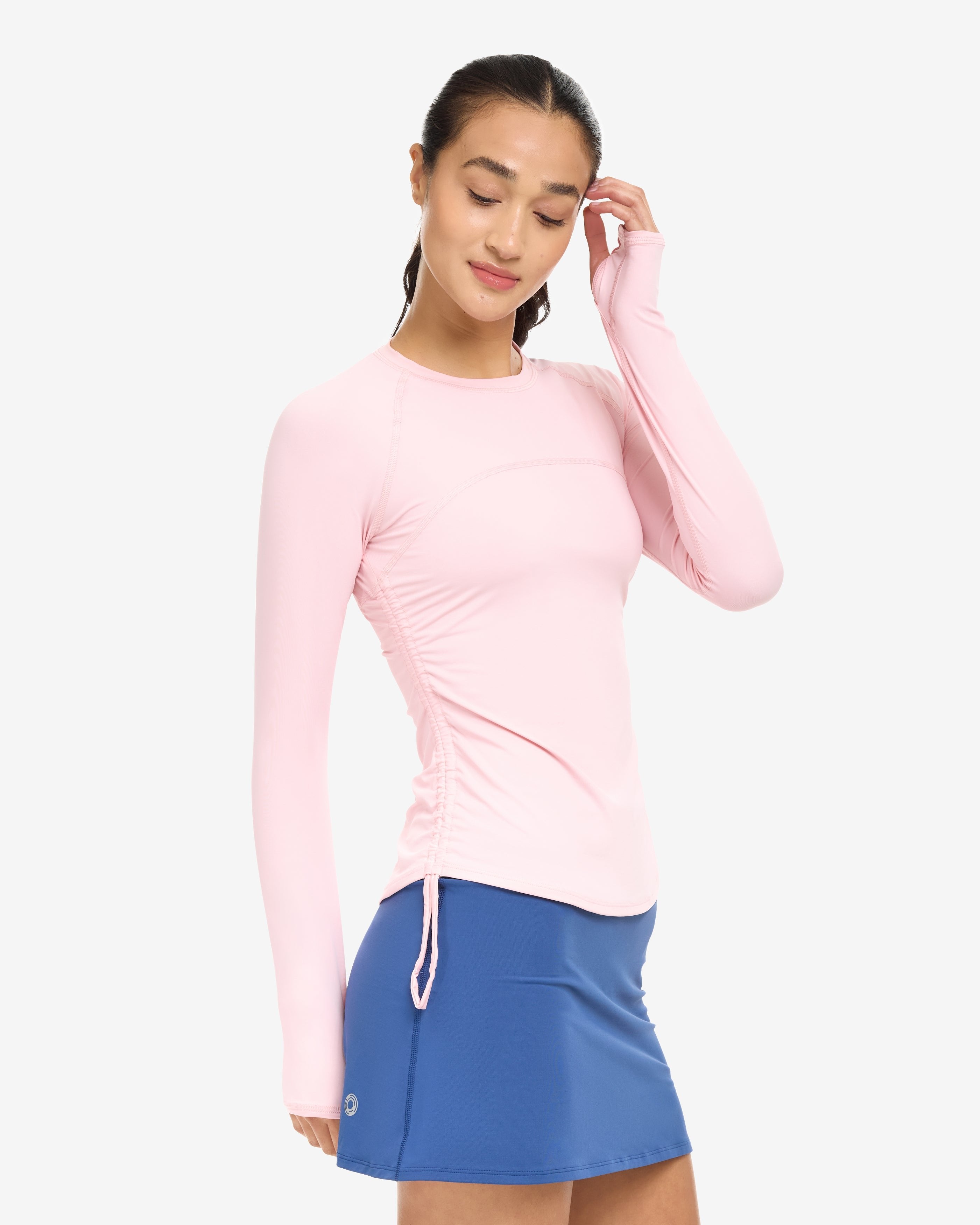 Drawstring Crew Sunshirt