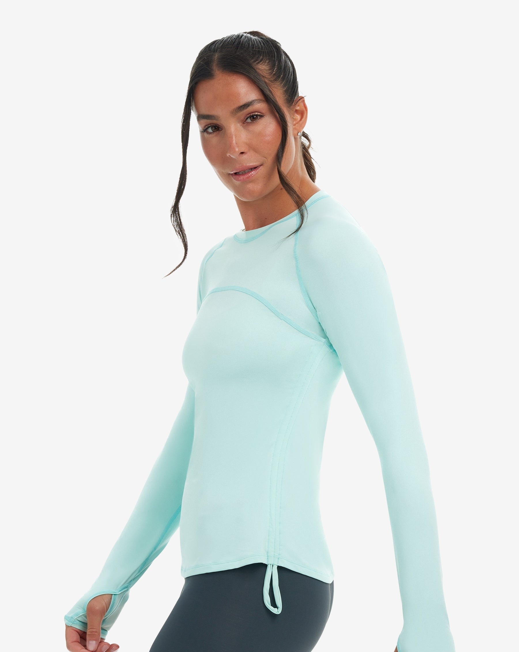 Drawstring Crew Sunshirt