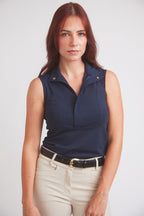 Navy Cameron Sleeveless Top