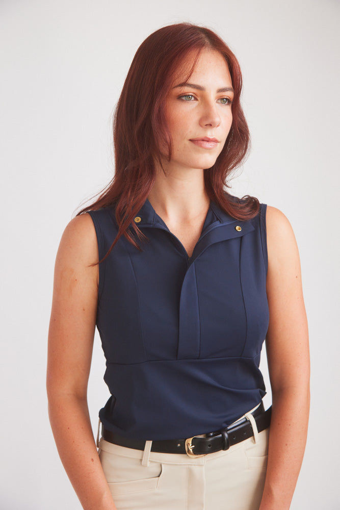 Navy Cameron Sleeveless Top
