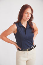 Navy Cameron Sleeveless Top