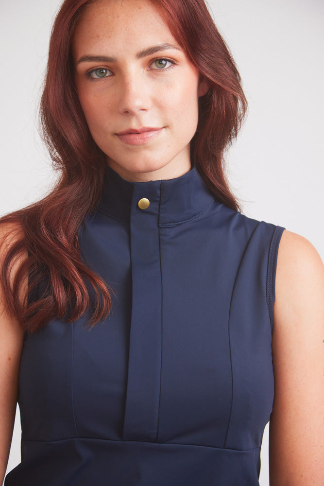 Navy Cameron Sleeveless Top