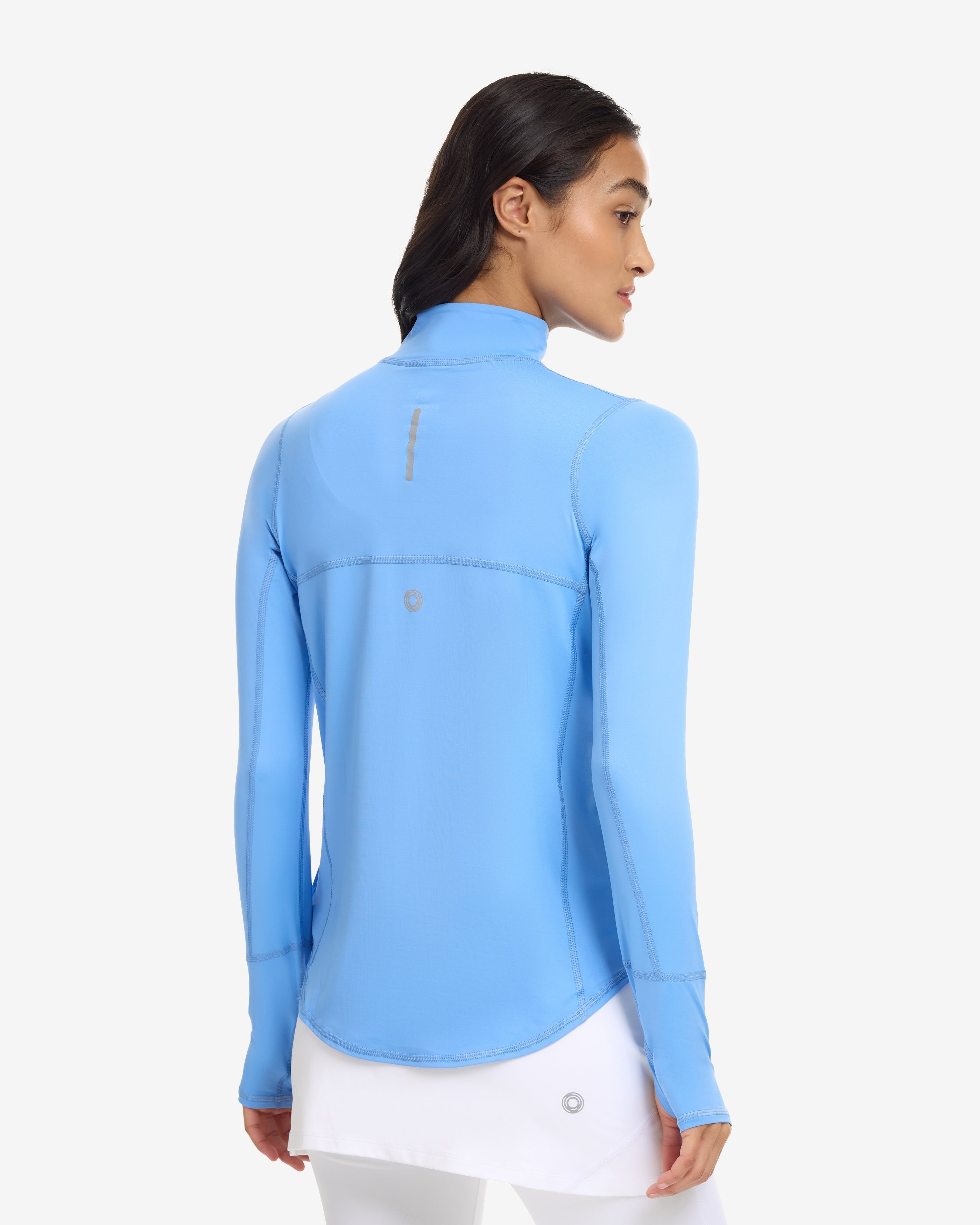 Mock Zip Top Relaxed