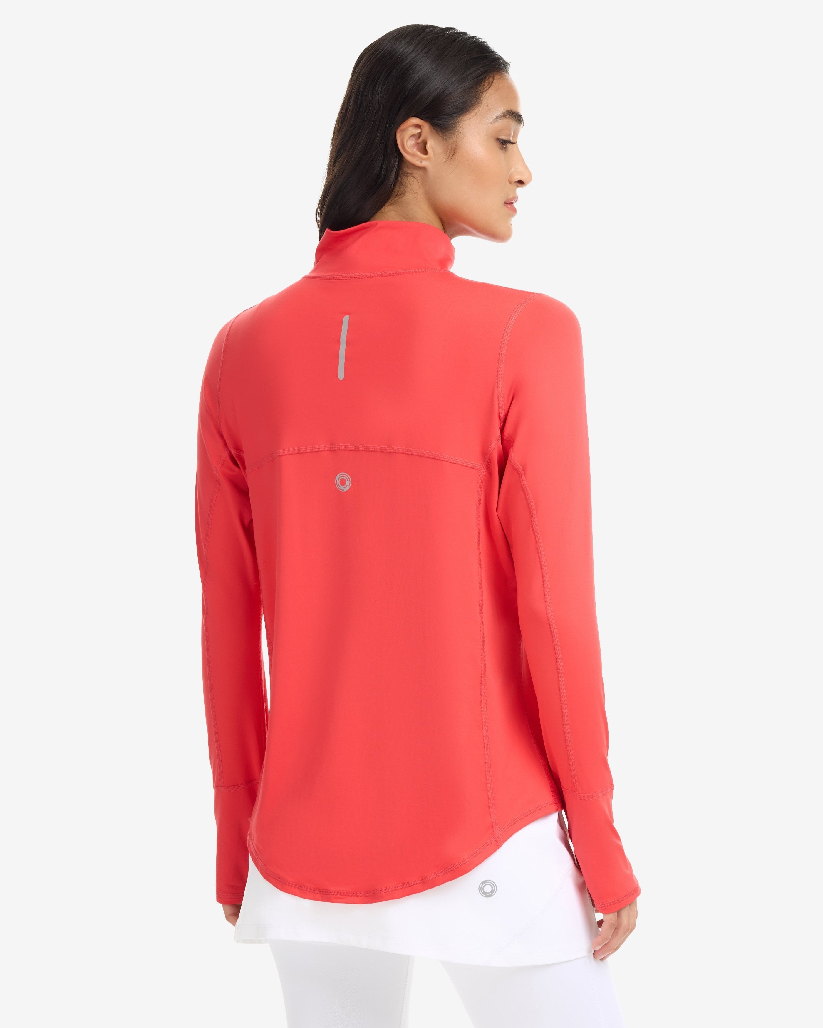 Mock Zip Top Relaxed
