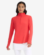 Mock Zip Top Relaxed
