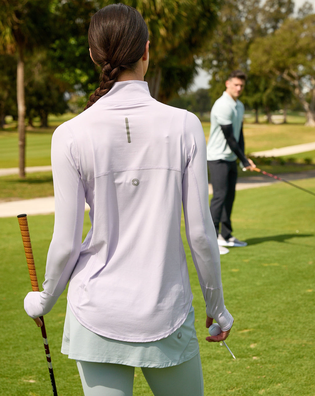 Mock Zip Top Relaxed
