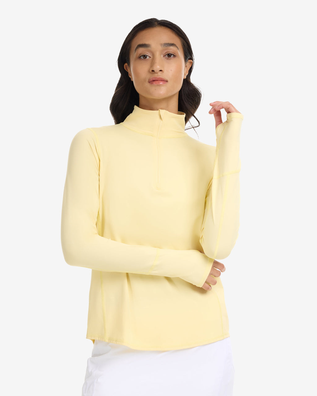 Mock Zip Top Relaxed