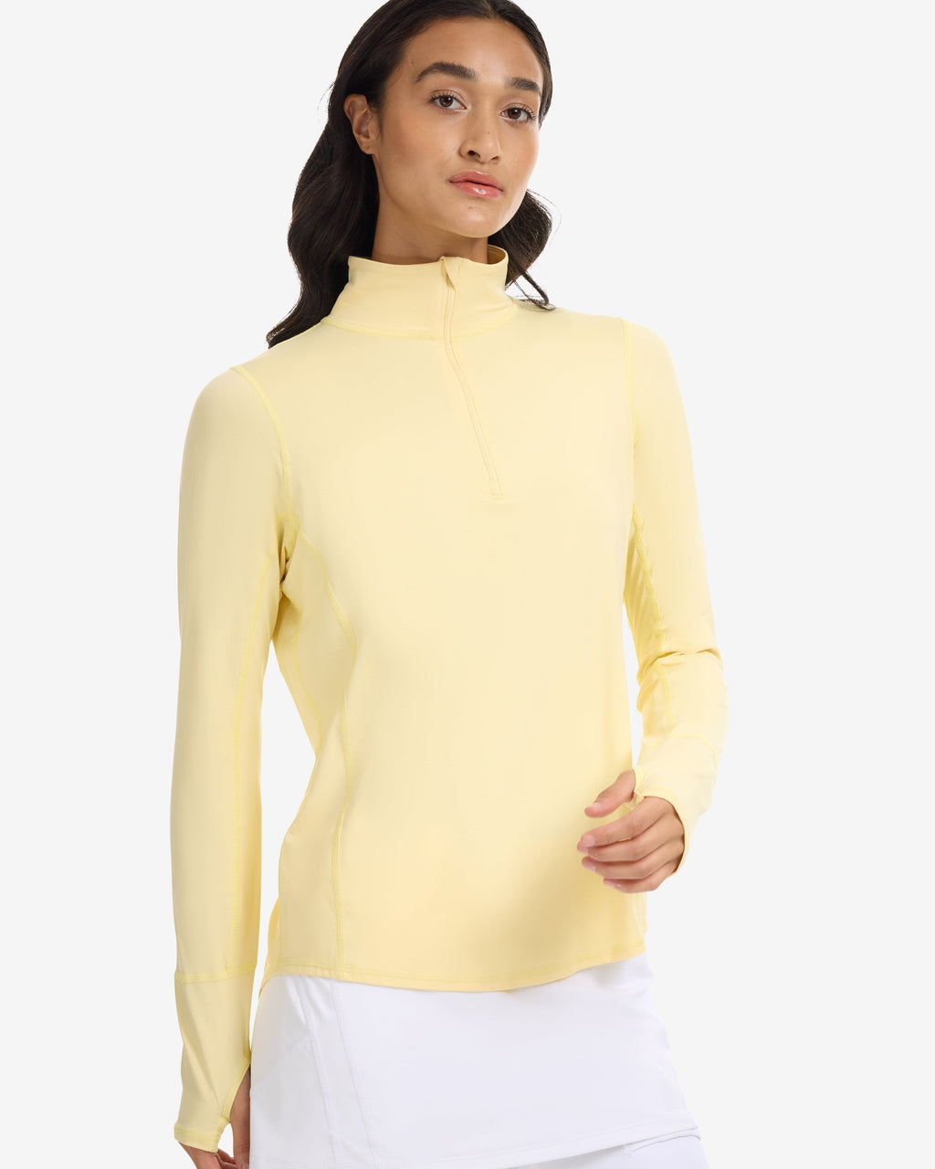 Mock Zip Top Relaxed