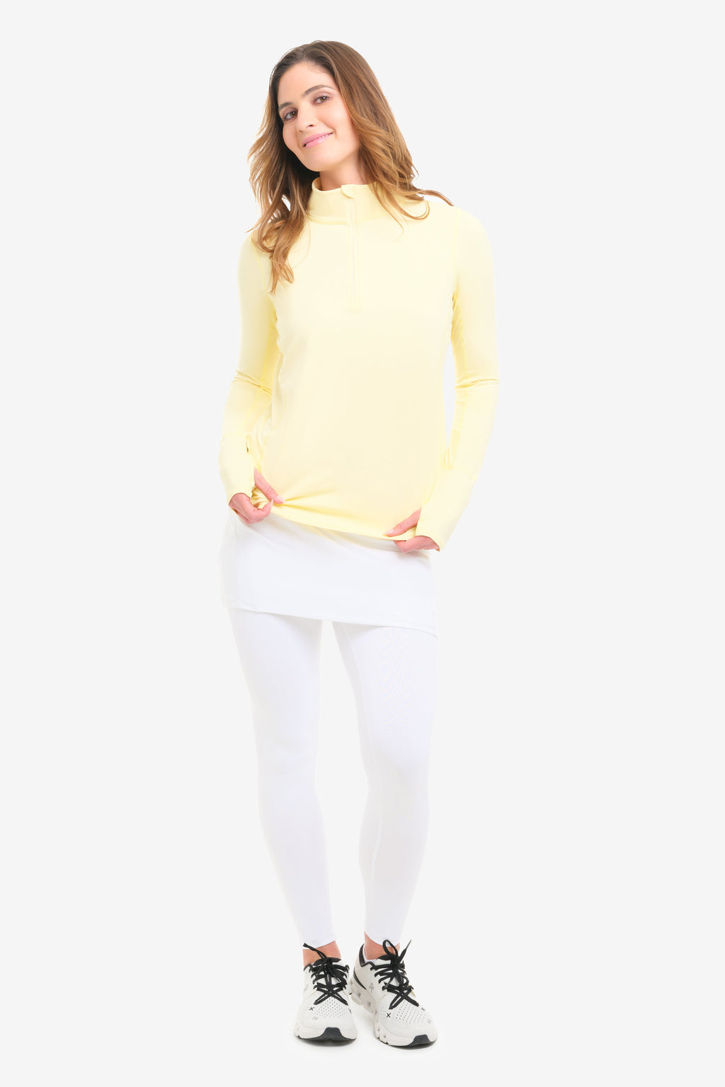 Mock Zip Top Relaxed