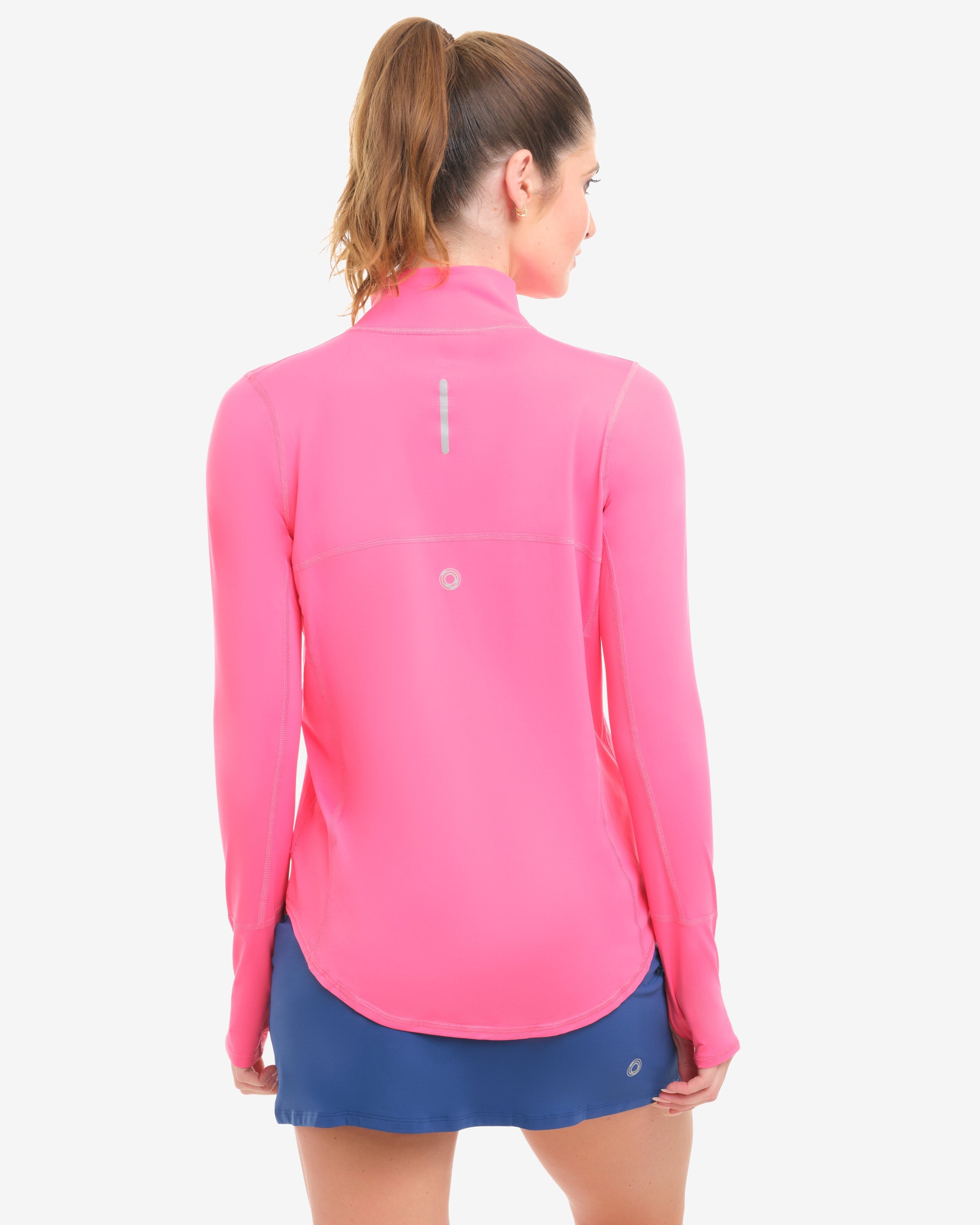 Mock Zip Top Relaxed