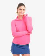 Mock Zip Top Relaxed
