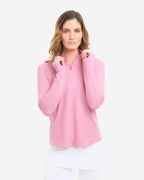 Mock Zip Top Relaxed
