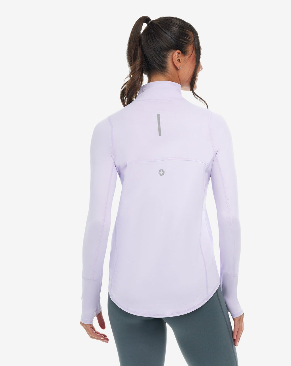 Mock Zip Top Relaxed