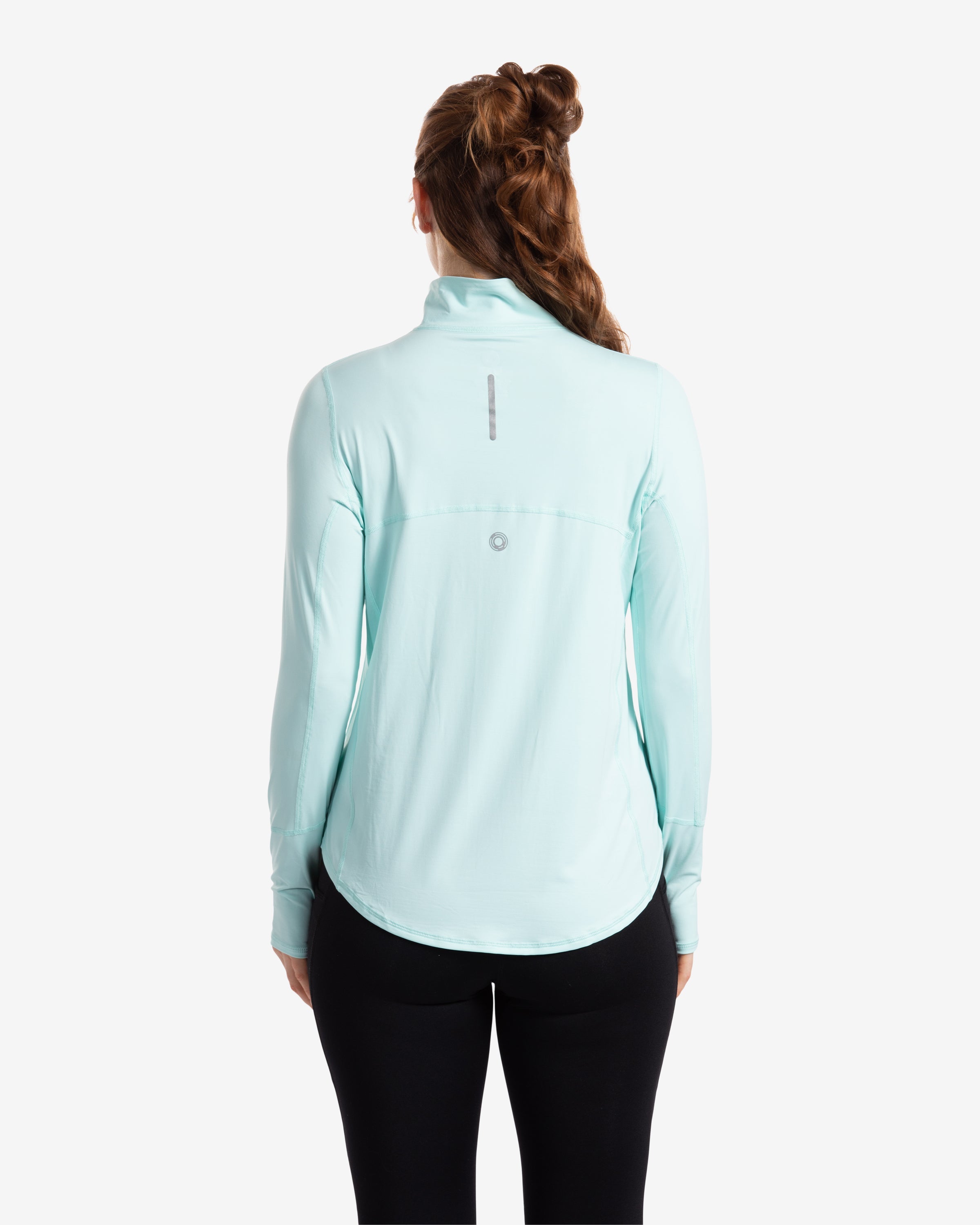 Mock Zip Top Relaxed