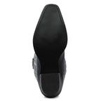 Cody Embroidered Leather Snip Toe Cowboy Boots