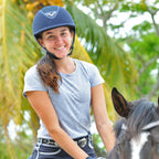 IRH XLT Suede Premium Show Helmet