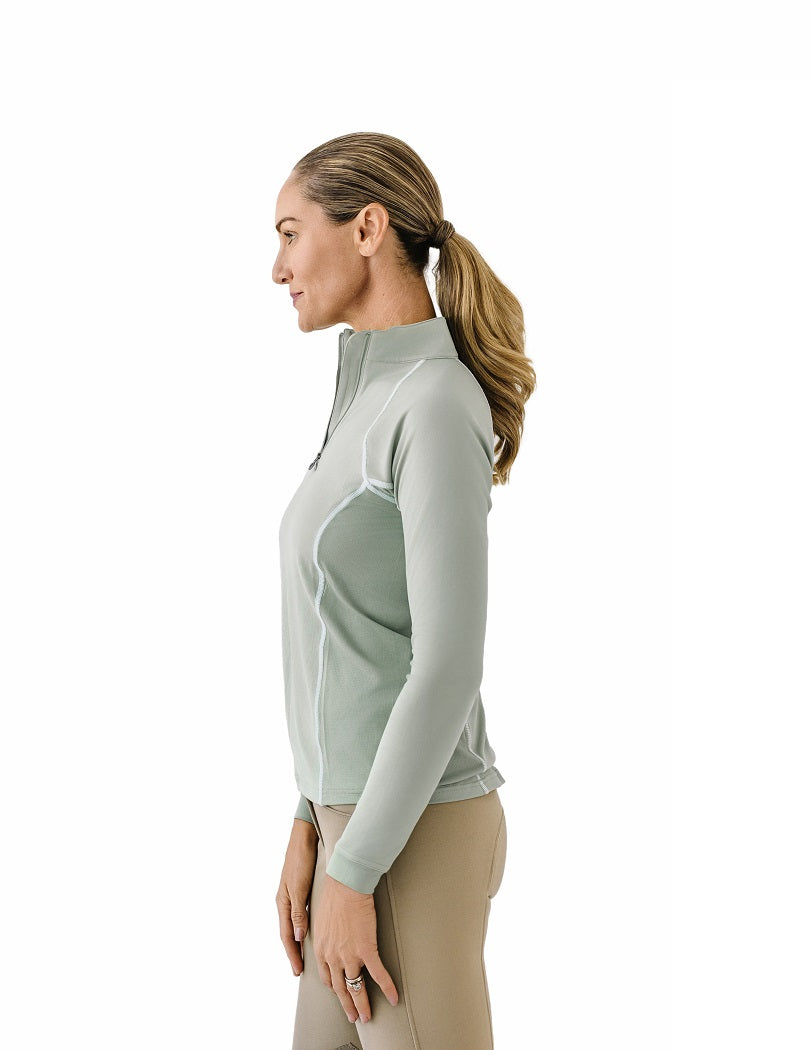 Cactus Quarter-Zip Long Sleeve Sunshirt