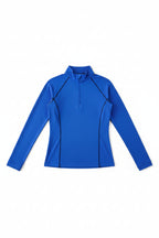 Royal Blue Quarter-Zip Long Sleeve Sunshirt