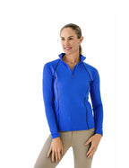 Royal Blue Quarter-Zip Long Sleeve Sunshirt