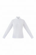 Quarter-Zip Long Sleeve Sunshirt - White