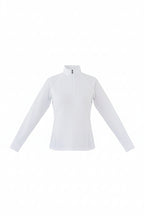 Quarter-Zip Long Sleeve Sunshirt - White