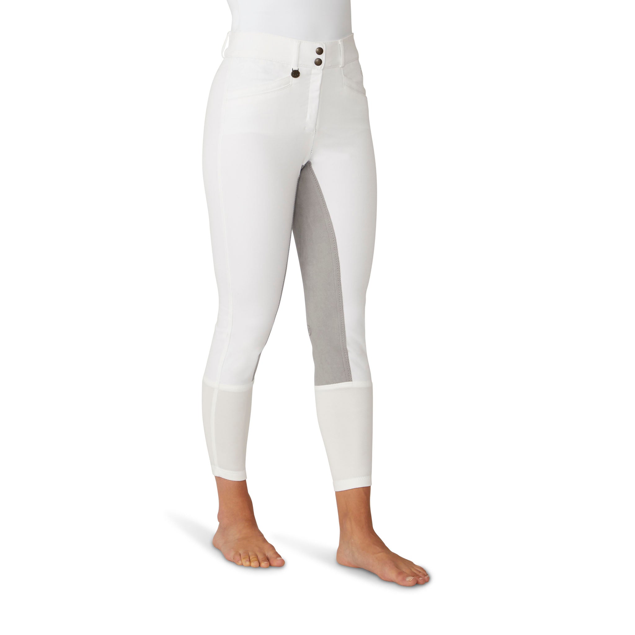 White EuroWeave DX Full Seat Breech