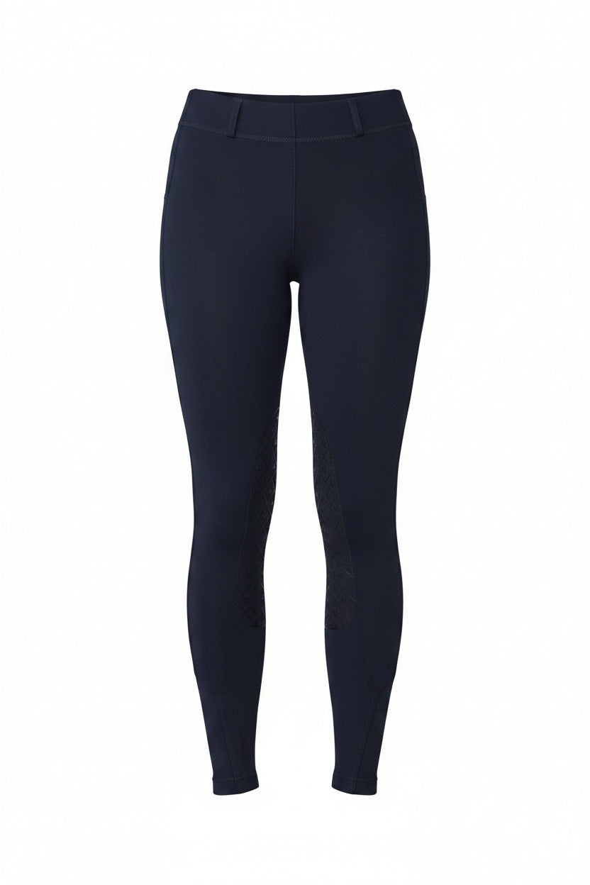 Navy AeroWick Knee Patch Tight