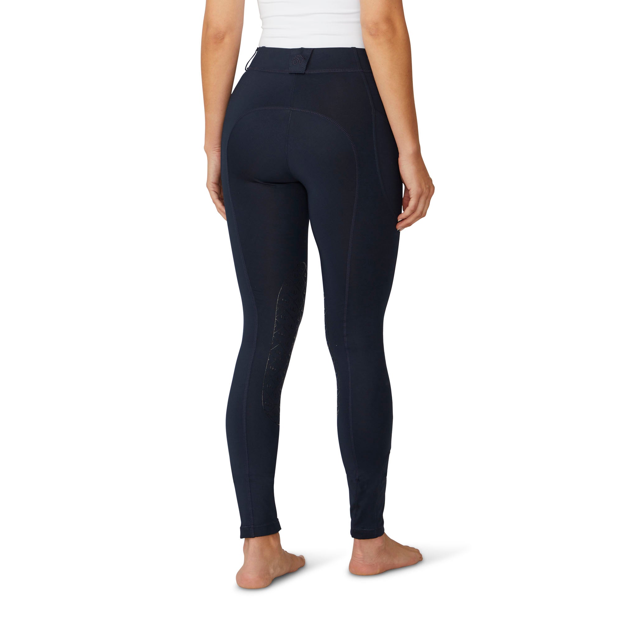 Navy AeroWick Knee Patch Tight