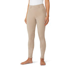 Beige AeroWick Knee Patch Tight