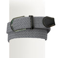 Grey Braided Stretch Belt