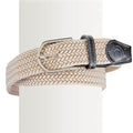 Stone Braided Stretch Belt