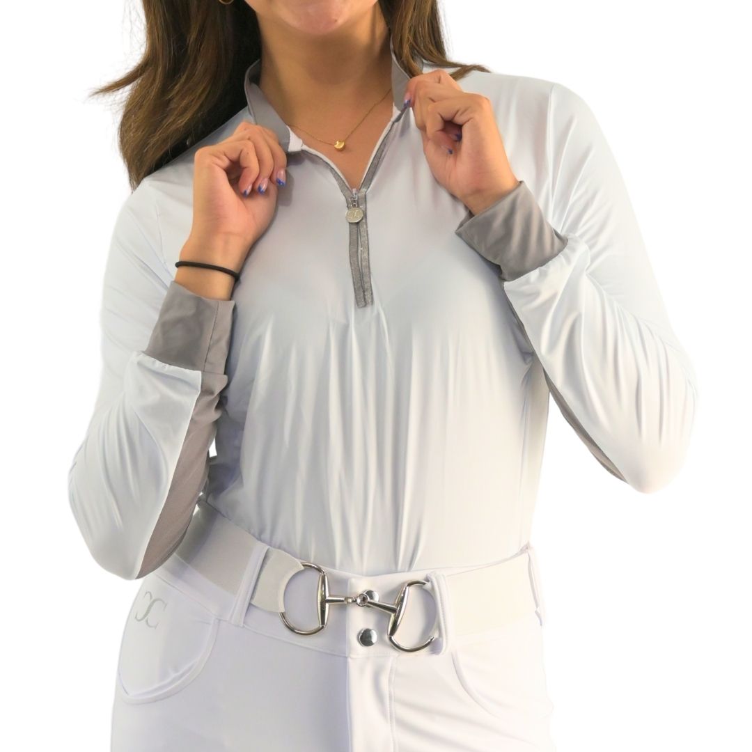 White Glitter Sun Shirt