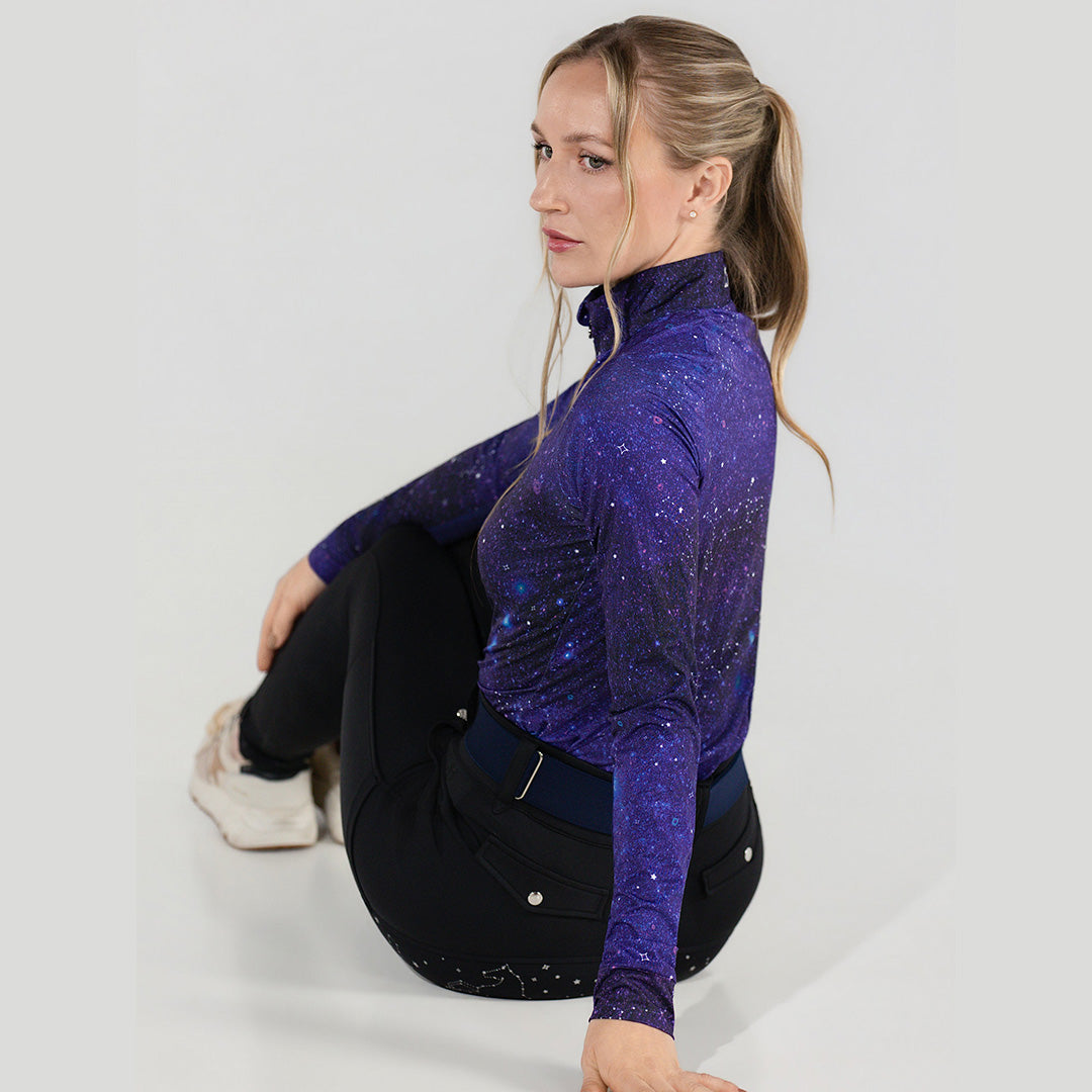 Constellation 1/4 Zip Light Long Sleeve Top