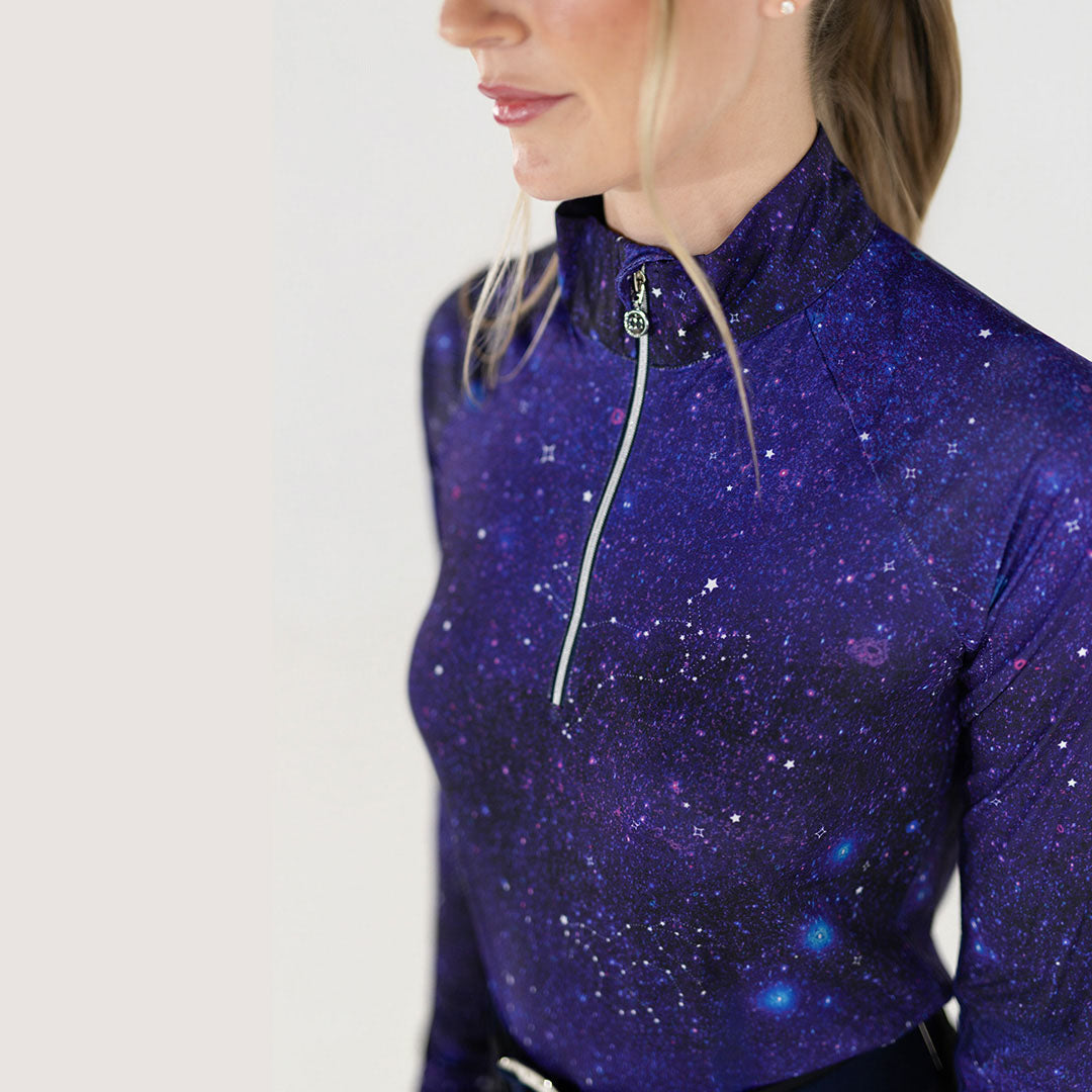 Constellation 1/4 Zip Light Long Sleeve Top