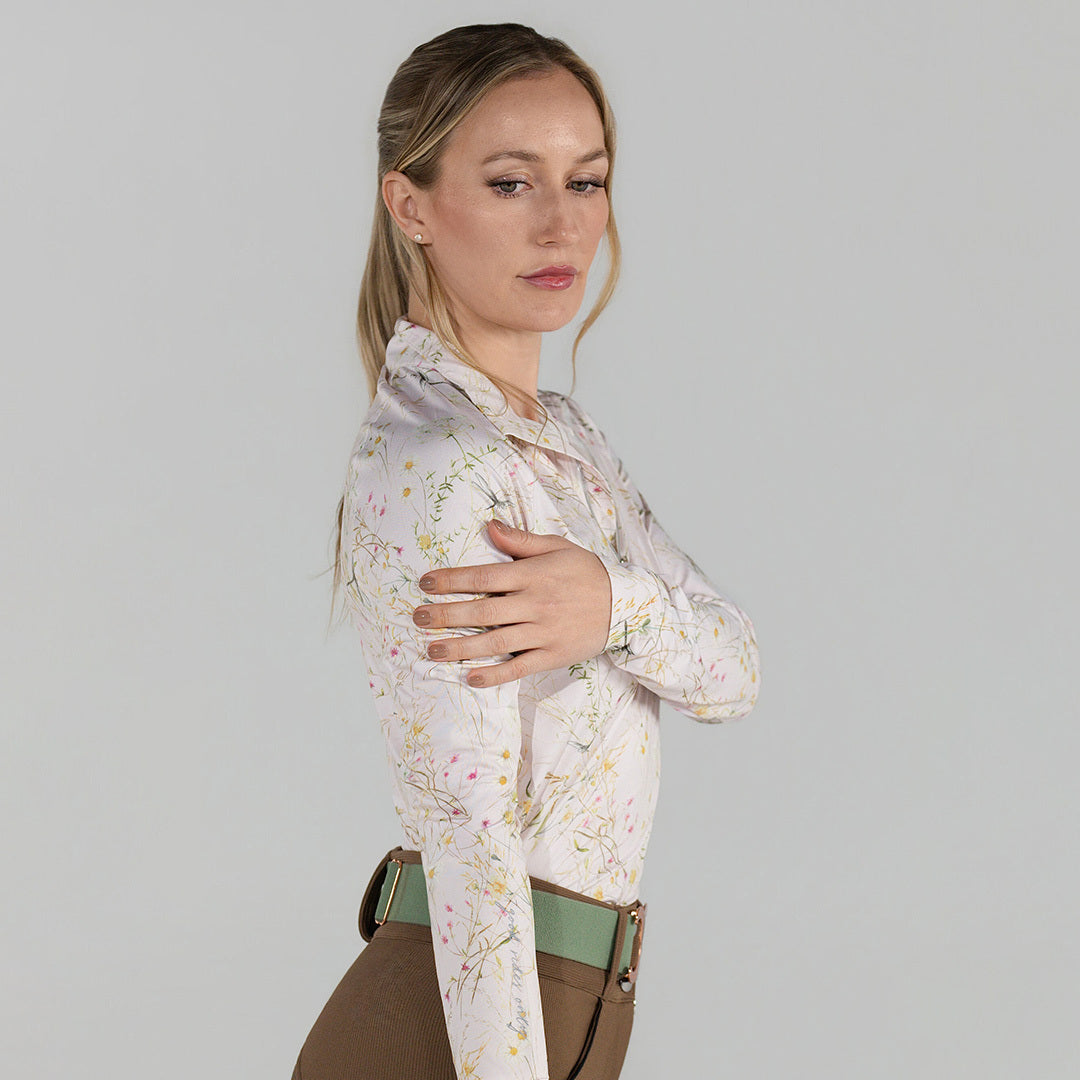 Light Pink 1/4 Zip Long Sleeve Sun Shirt