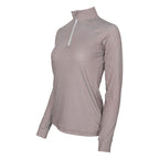 Stripe 1/4 Zip Riding Top