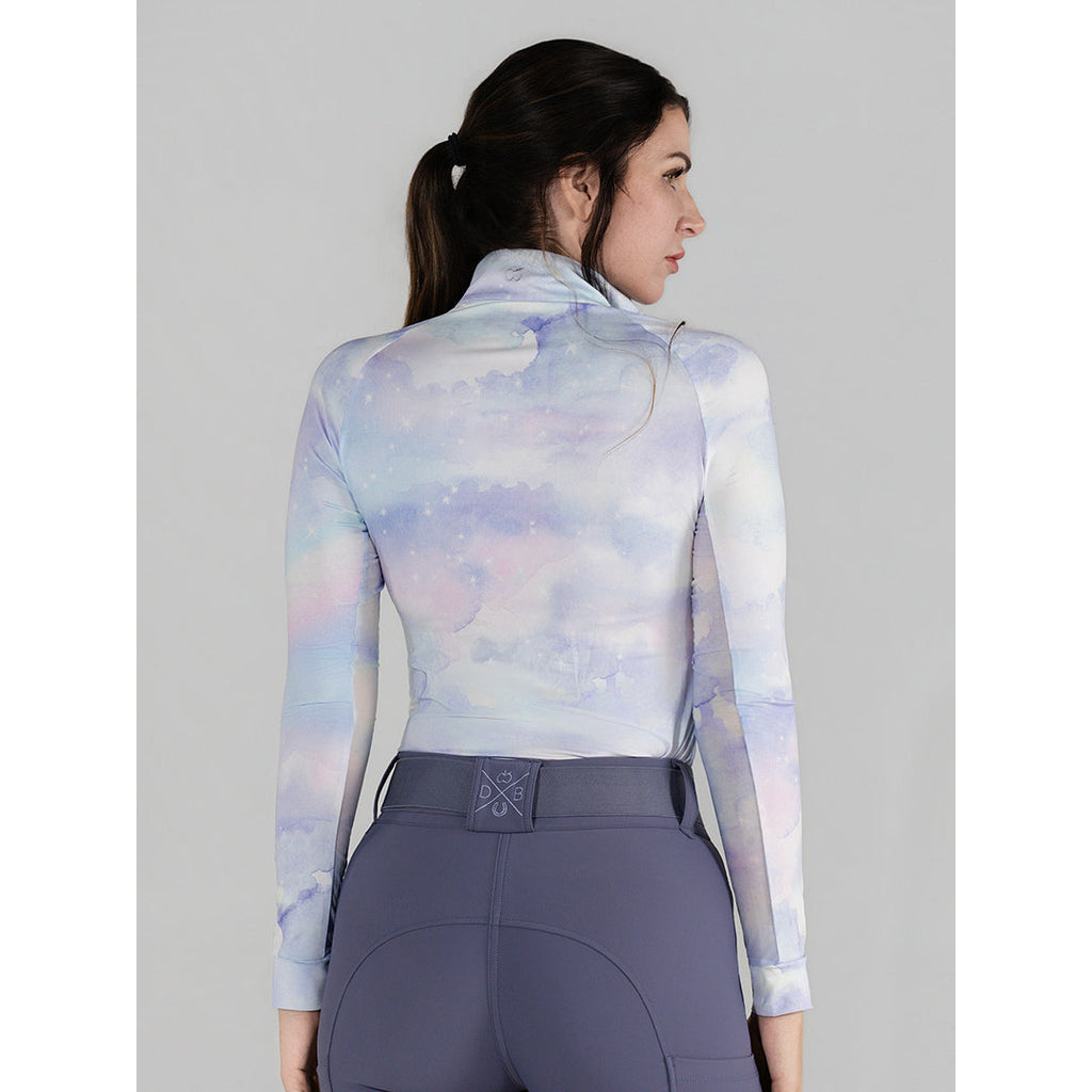 Opalite Skies 1/4 Zip Long Sleeve Top