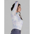 Opalite Skies 1/4 Zip Long Sleeve Top