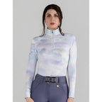Opalite Skies 1/4 Zip Long Sleeve Top