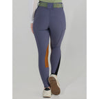 Sport Suede Knee Patch Breeches-Purple Dusk
