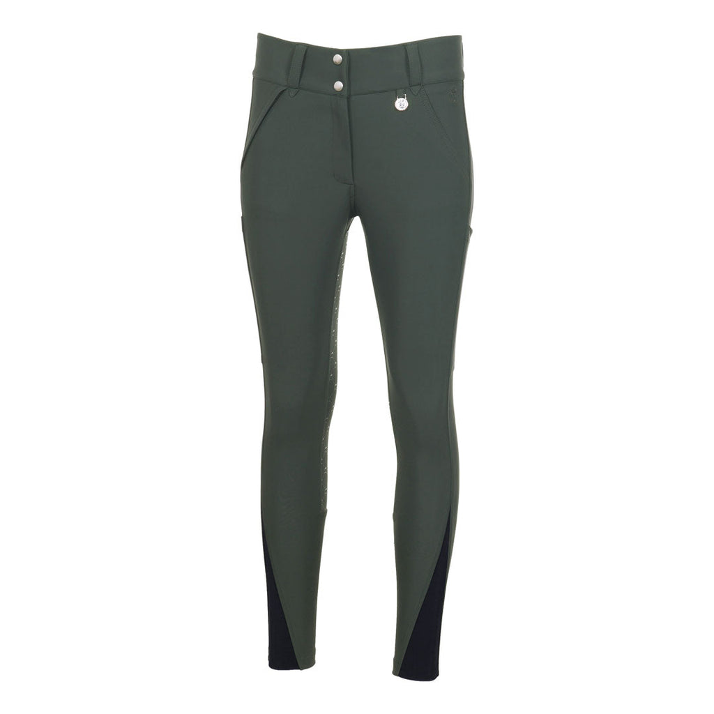 Hybrid Silicone Full Seat Breeches - Rosemary